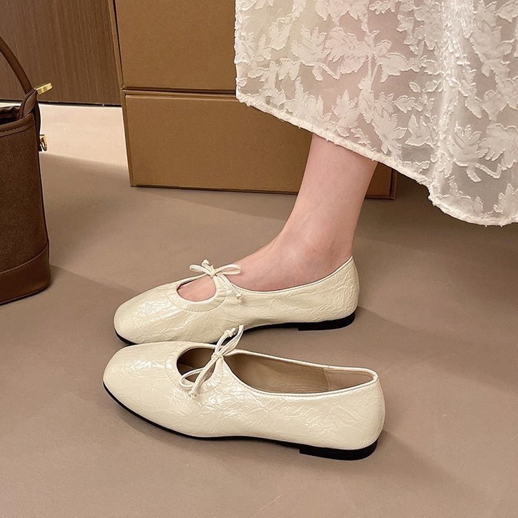 Leather Ballet Flats