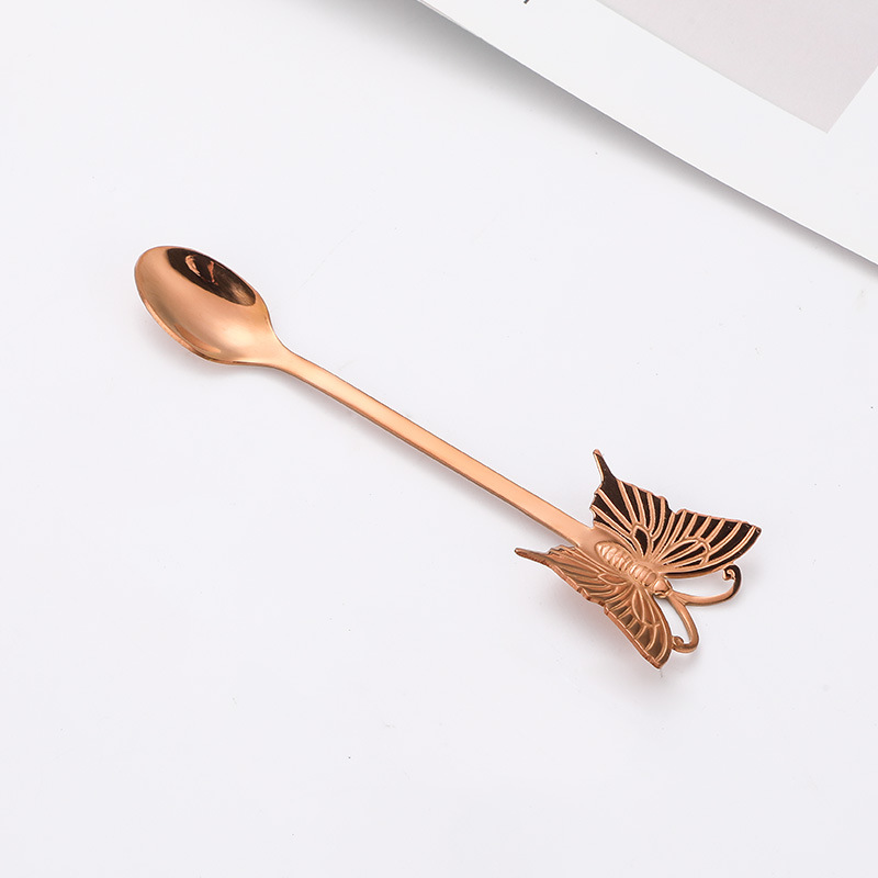 Title 9, Stainless Steel Spoon Fork Gift Cute Cartoon Bu...