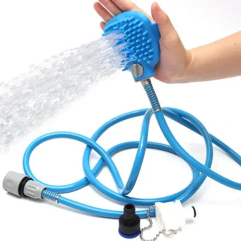 New Pet Bathing Tool Comfortable Massager Shower Cleaning Washing
