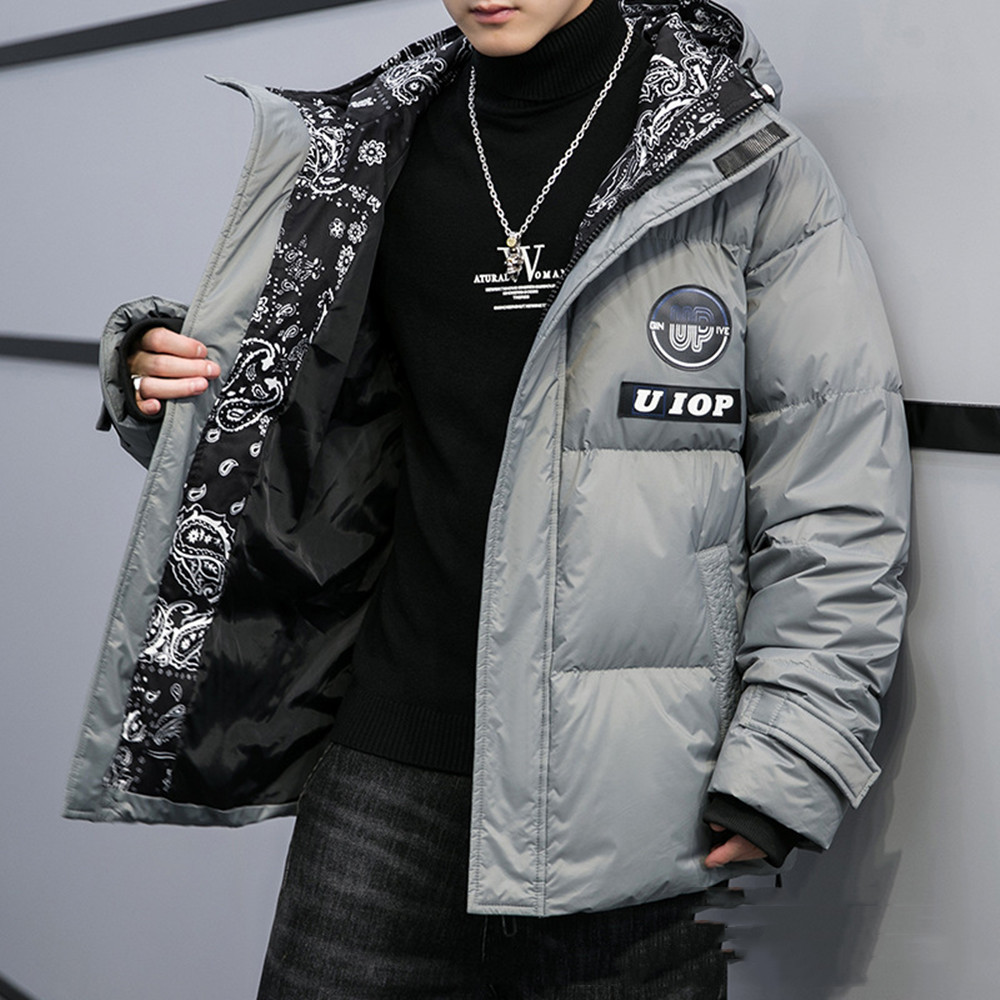 Men's Thickened White Duck Down Jacket Trend