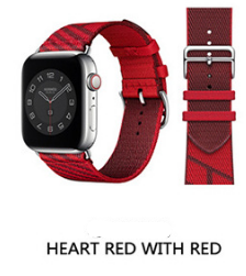 Heart red with red