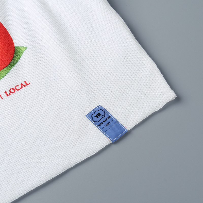 Women's Peach Print Sleeveless Pullover Tank Top