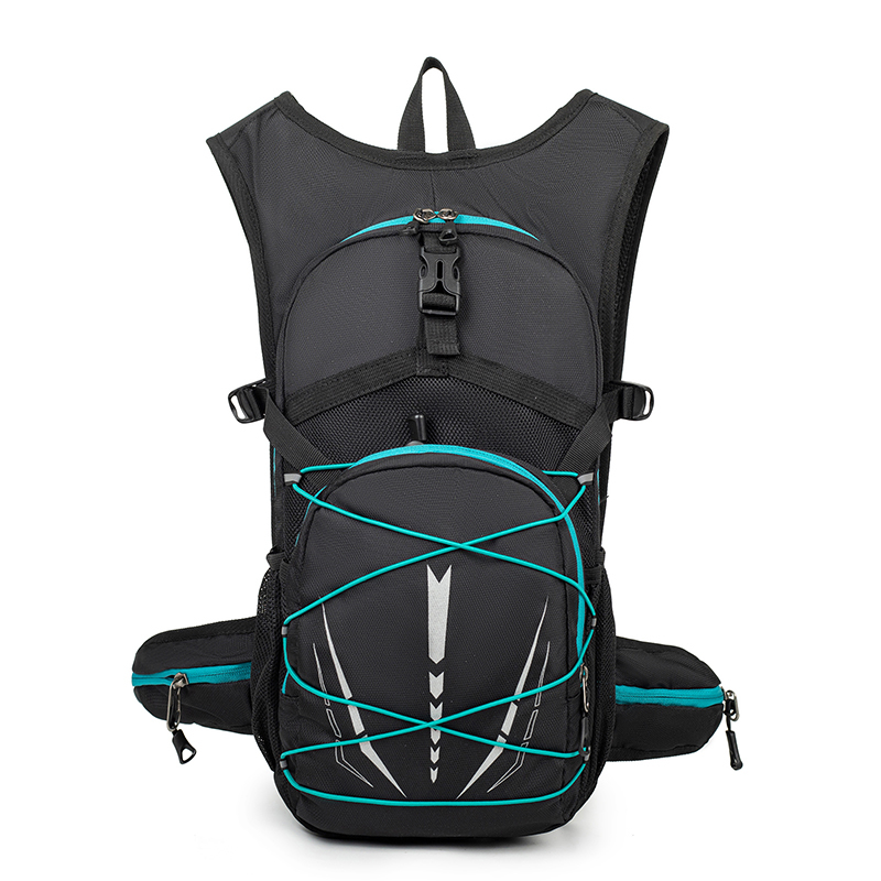 Lightweight Hydration Backpack, Breathable Mesh Cycling Backpack With Reflective Details For Trail Running, Mountain Biking, Outdoor Sports