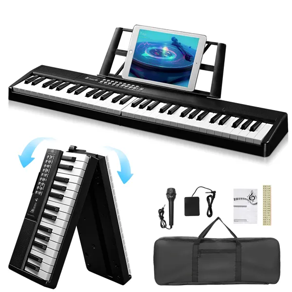 61 Key Half Hammer Keyboard, Portable