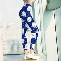 New Christmas Leggings Personalised Printing Yoga - 15 Style - View 1