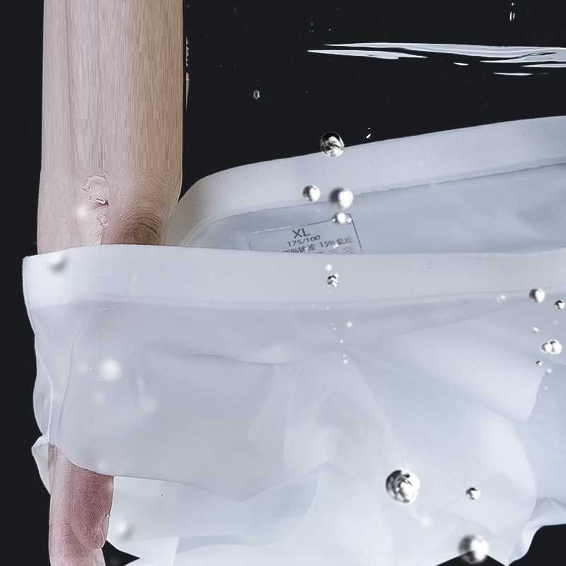 Summer Breathable Quick-drying Men's Ice Silk Seamless Briefs