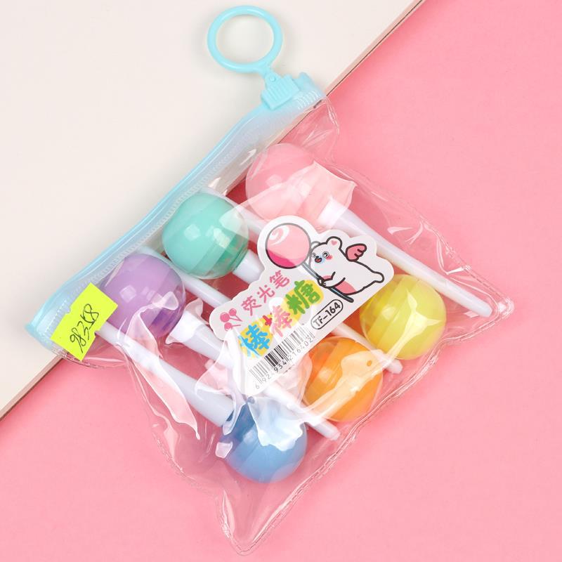 Title 5, Mini Candy Shape Highlighter Student Cute Obliq...