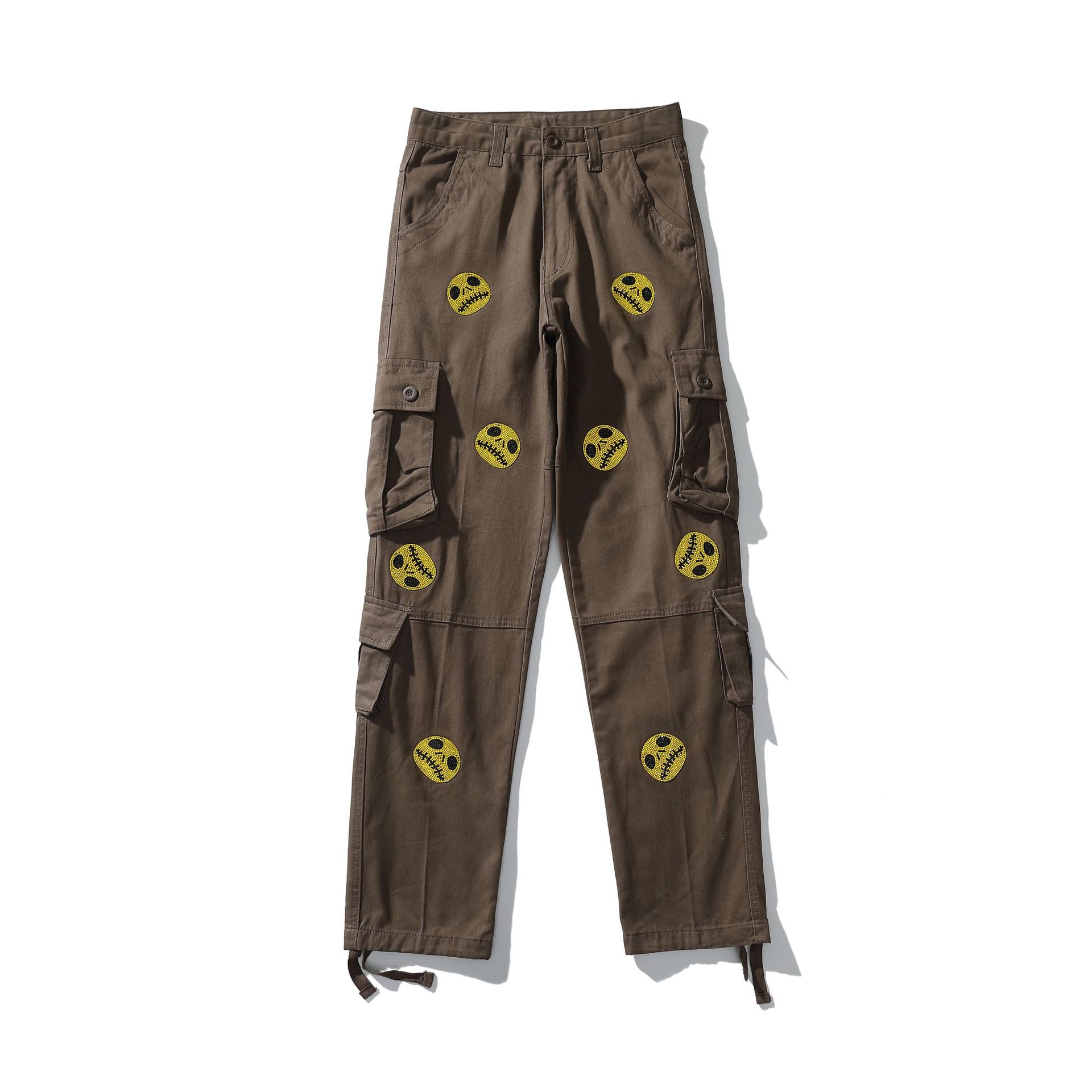 Title 8, Pantalones Cargo Holgados Rectos para Hombre Mu...