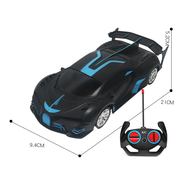 BLACK BLUE RC CAR