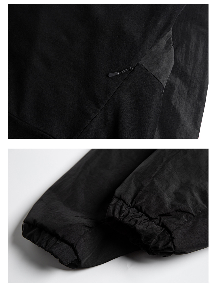 Men's Loose Hip Hop Couple's Dark Functional Sweatshirt