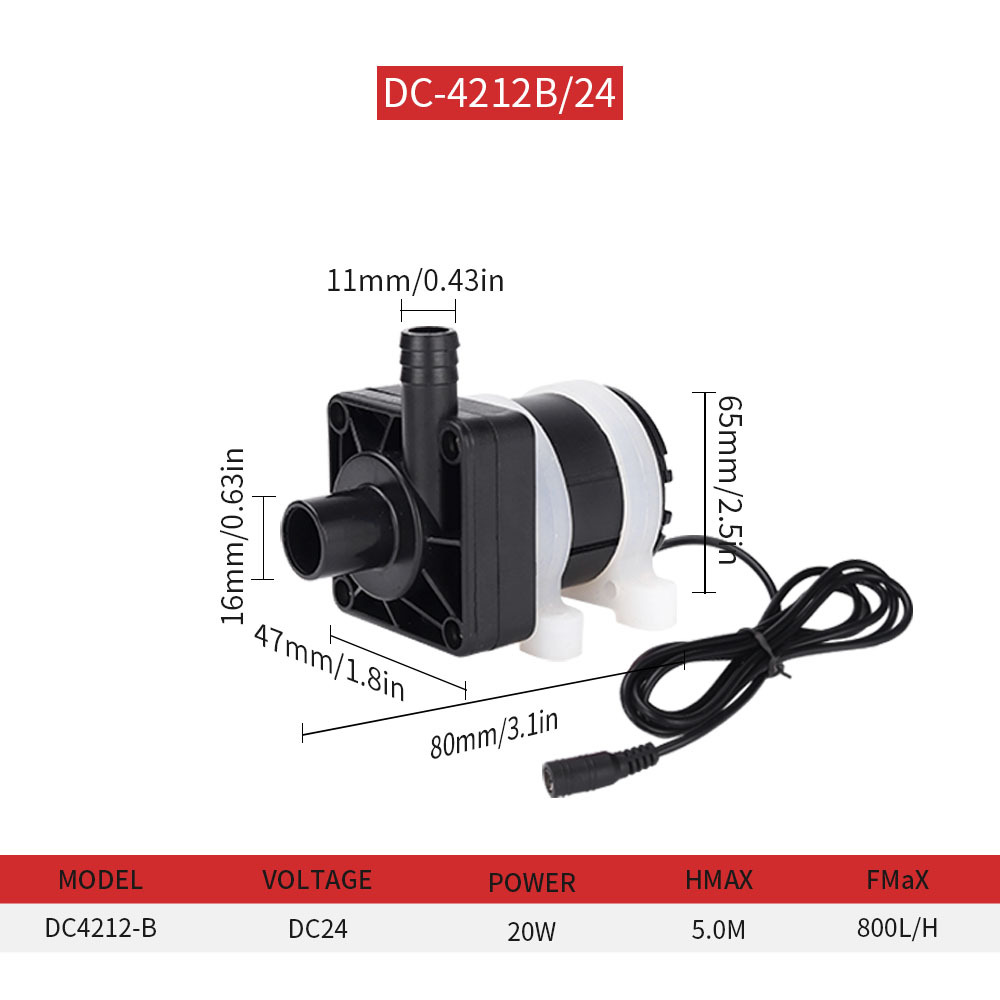 Title 5, Brushless DC Submersible Bath Booster