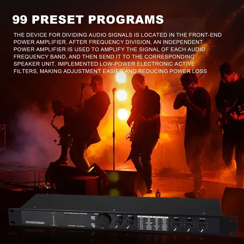 Digital Reverberation Multi-effect DSP Processor Audio Equalizer Vocal — image 5