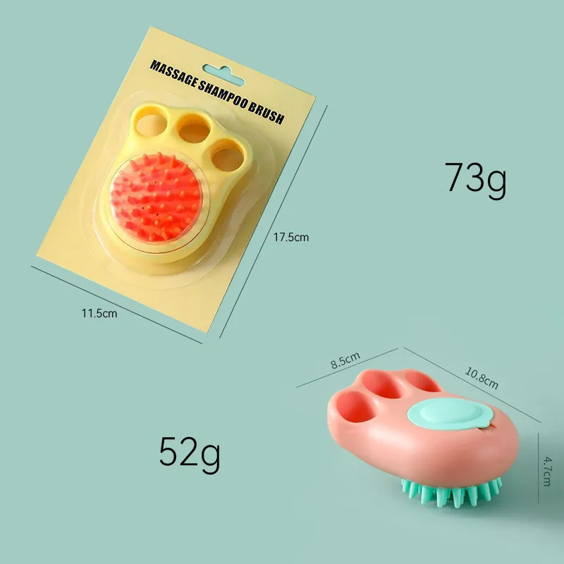 Cat Claw Bath Brush Pet Dog Artifact