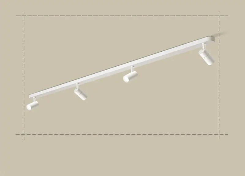 Commercial Guide Rail Ceiling Lighting