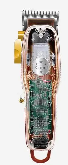 Transparent Body Electric Clippers With LCD Display Electric Clippers Orange - Shop at LoveMi
