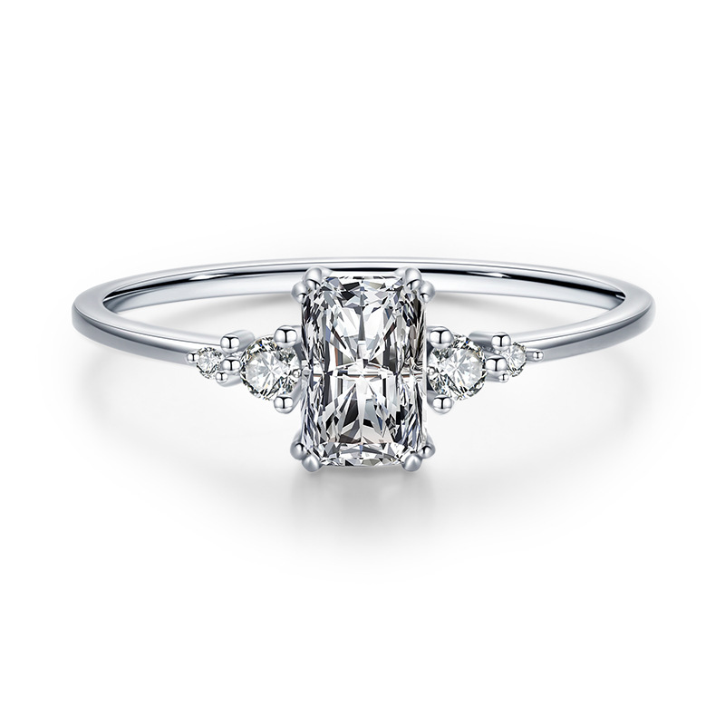 925 Sterling Silver Ring Female Cold Wind Jewelry Set