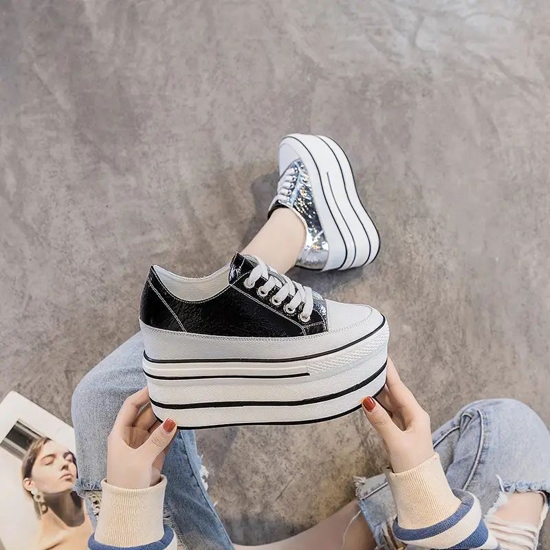 Inner Increase 10cm New Casual All-match Women's Platform Shoes