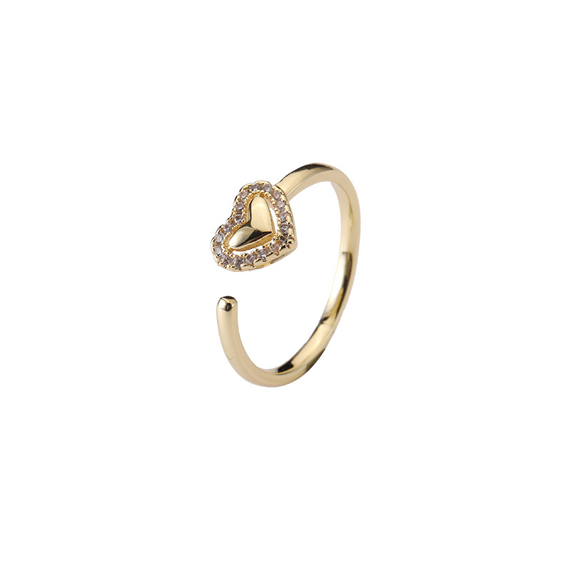 Net Celebrity Index Finger Ring Day Opening Ring Chic Minimalist