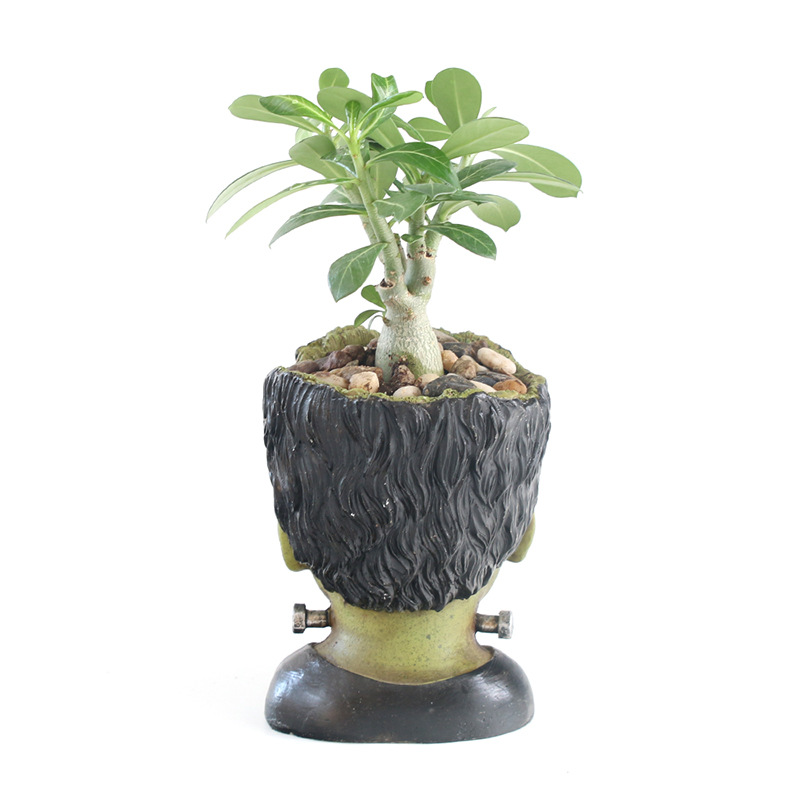 Resin Frankenstein Flower Pot, picture 3 of 4