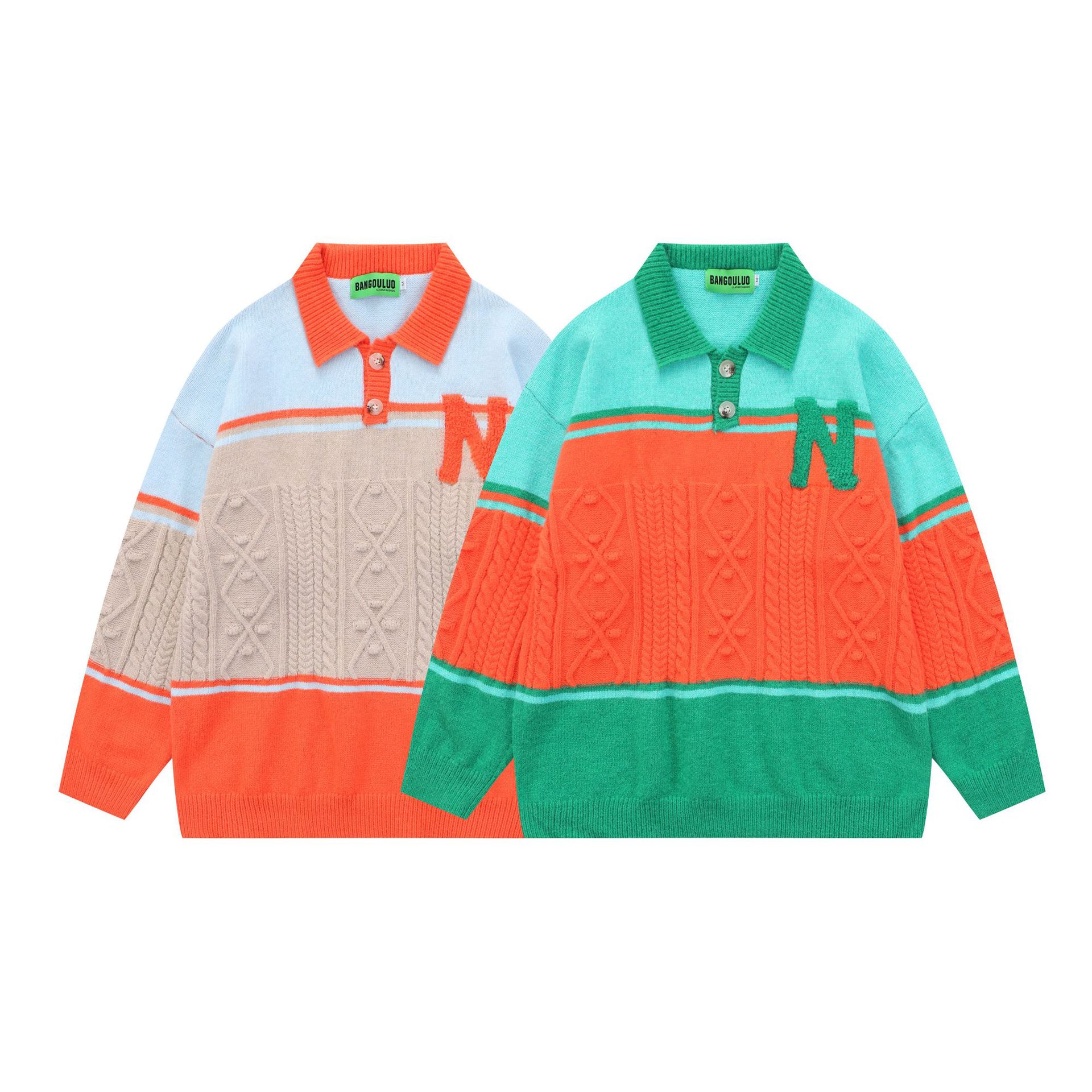 High Class Sweater Loose Casual American Style