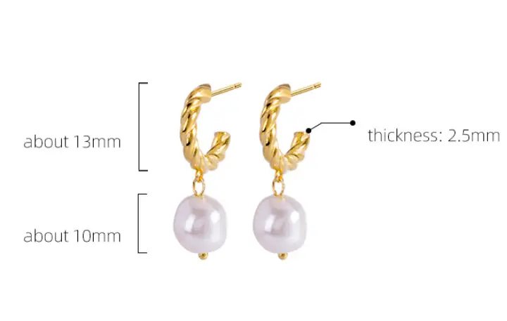 Small Design Sense Of High Quality French Earrings