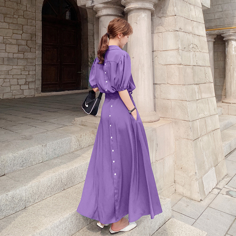 Chiffon A-Line Long Dress