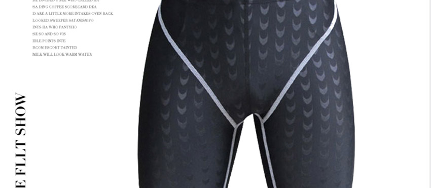 Sunscreen Quick Drying Mid-length Men's Swimsuit Set