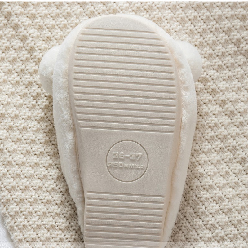 Cute Plush Home Cotton Shoes For Men