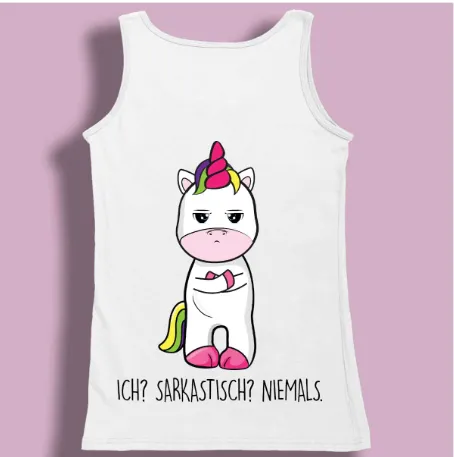 Pattern Print Sleeveless T shirt Vest For Women White - Shop at LoveMi