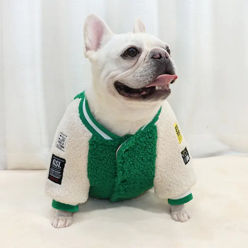 Pet Dog Quilted Padded Lamb Fur Clothes