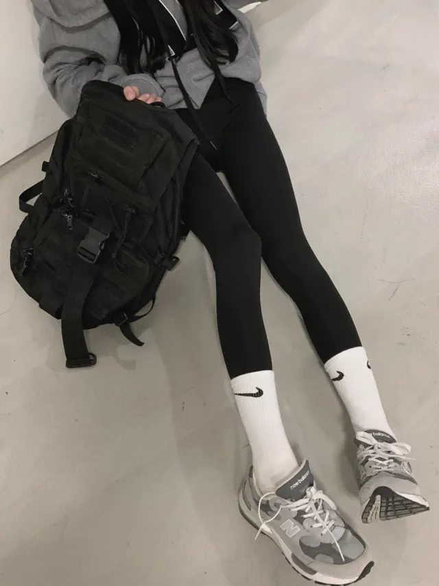 Women's Cycling Pants High Waist Spring And Autumn New Black - Shop at LoveMi
