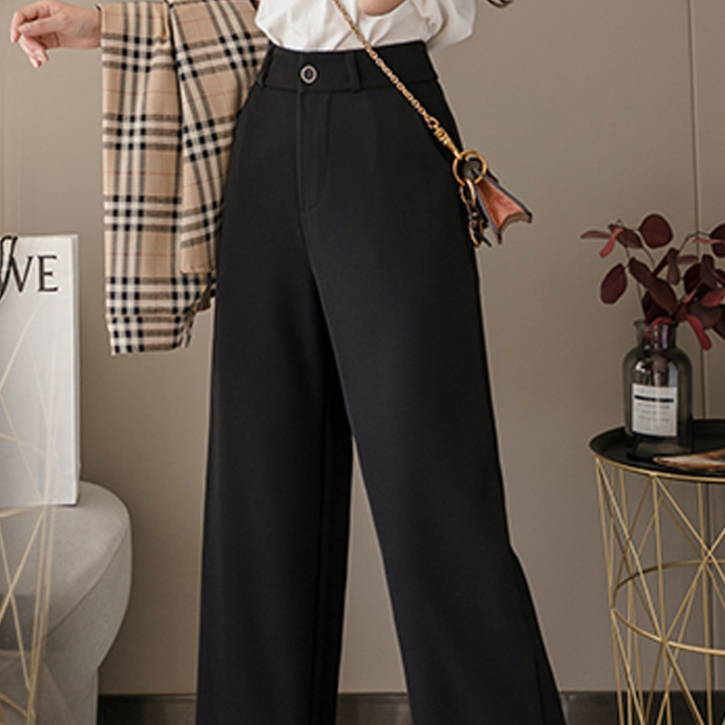 Title 5, Chiffon Wide-leg Suit Trousers Female Drape In ...