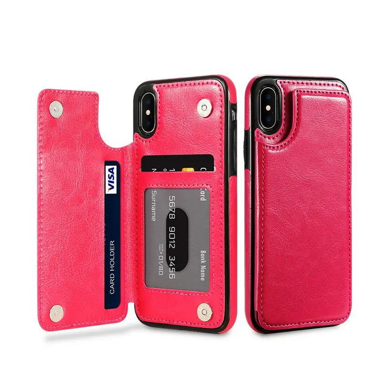 Suitable Mobile Phone Case With Card Slots Left And Right Openings