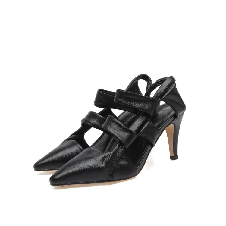 Baotou Sandals Stiletto Pointed Toe Fairy Wind Kelp Shoes