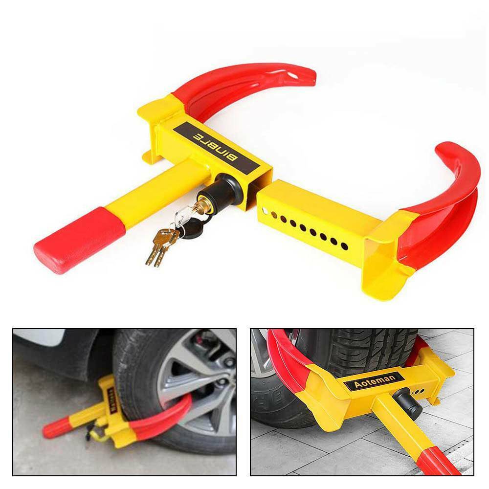 Heavy Duty Security Wheel Clamp Clamps Locks For Caravan Car Van Trailer Lock UK — image 9