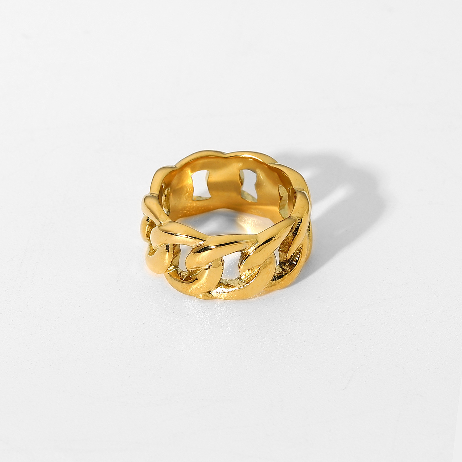 Coarse Twist Men's And Women's Titanium Steel Ring