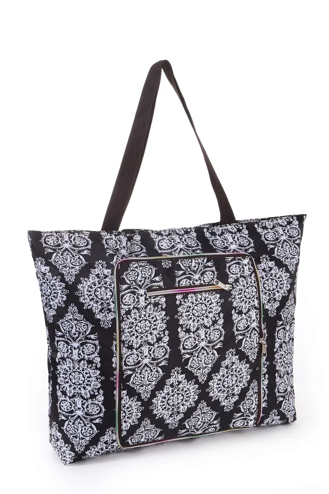 Multifunctional Waterproof Travel And Leisure Folding Small Carry Bag Black - Shop at LoveMi