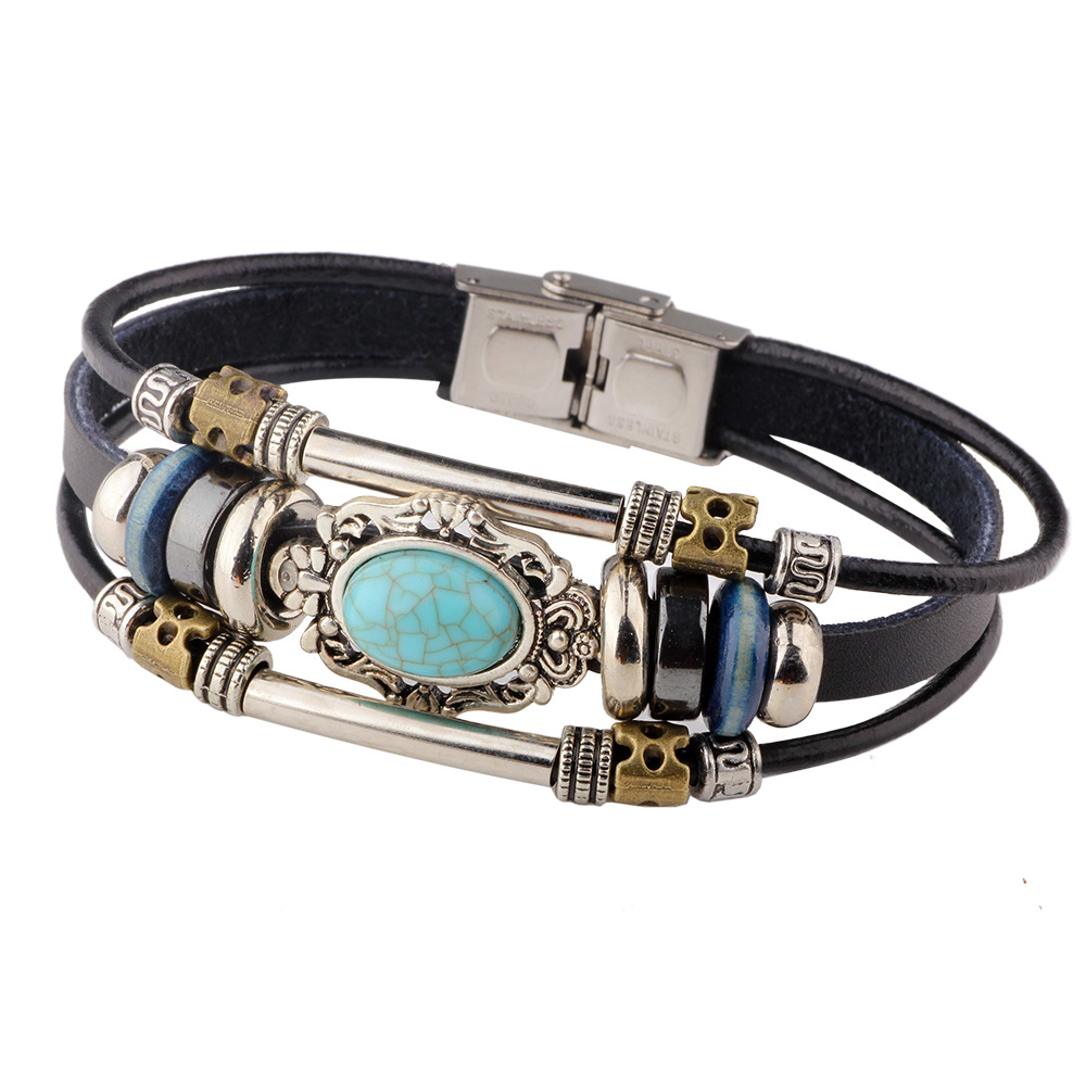 Fashion Retro Palace Style Beaded Bracelet