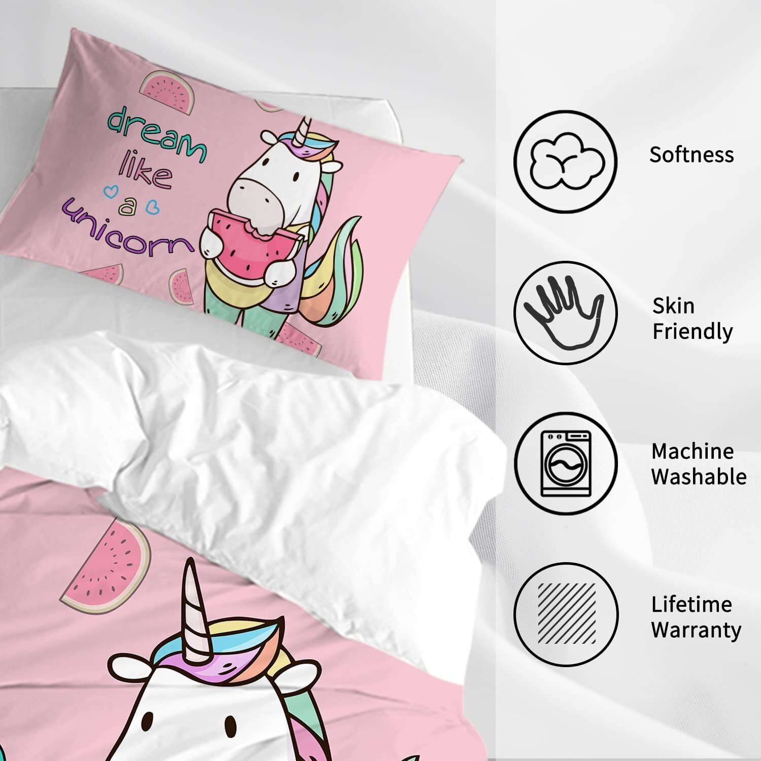 3pieces Watermelon Duvet Cover Set For Comforter Bedding Queen Size — foto 9