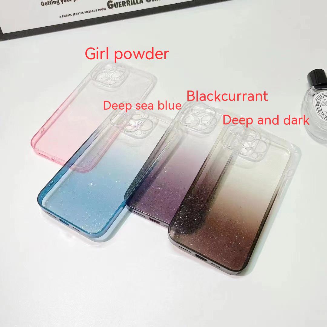 Gradient Glitter Transparent Glass Protective Cover - Image 2
