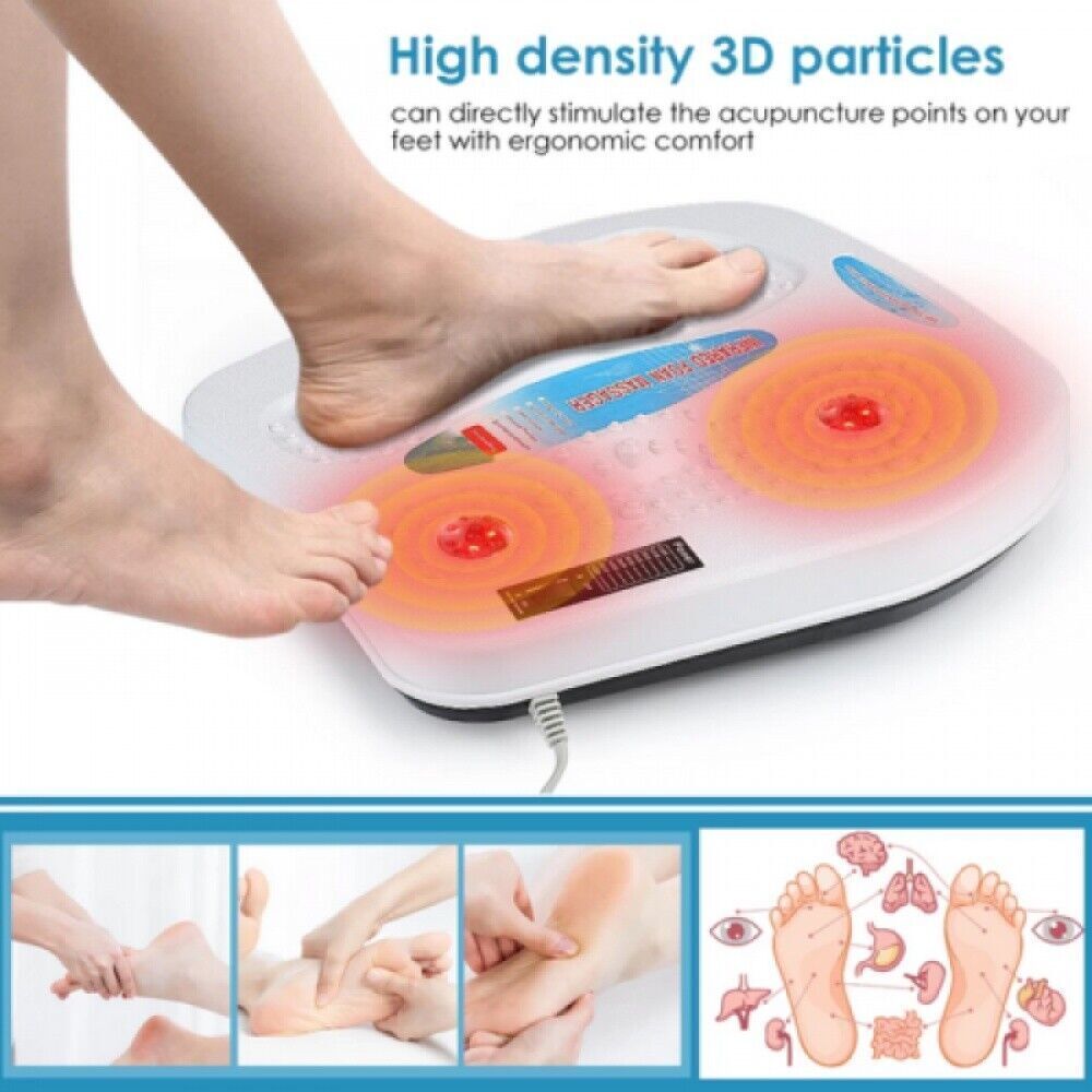 Foot Leg Vibration Blood Circulation Booster Feet Massager With Heated 9 Modes