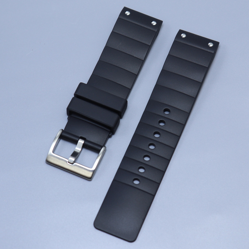 Black silver buckle