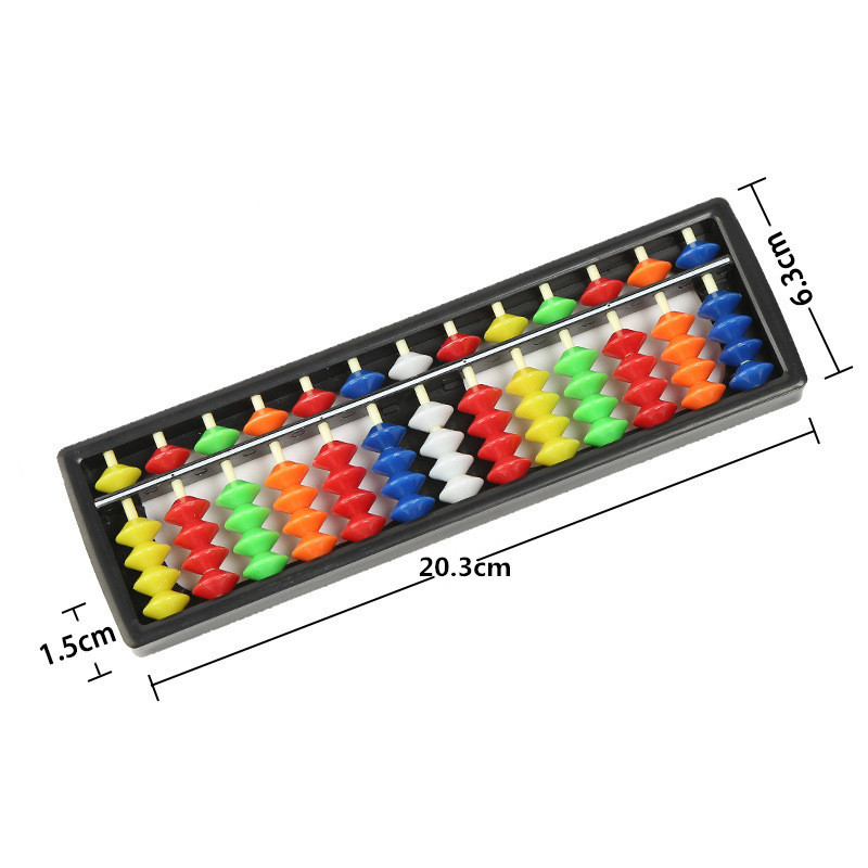 Title 4, Thirteen Color Plastic Abacus Children