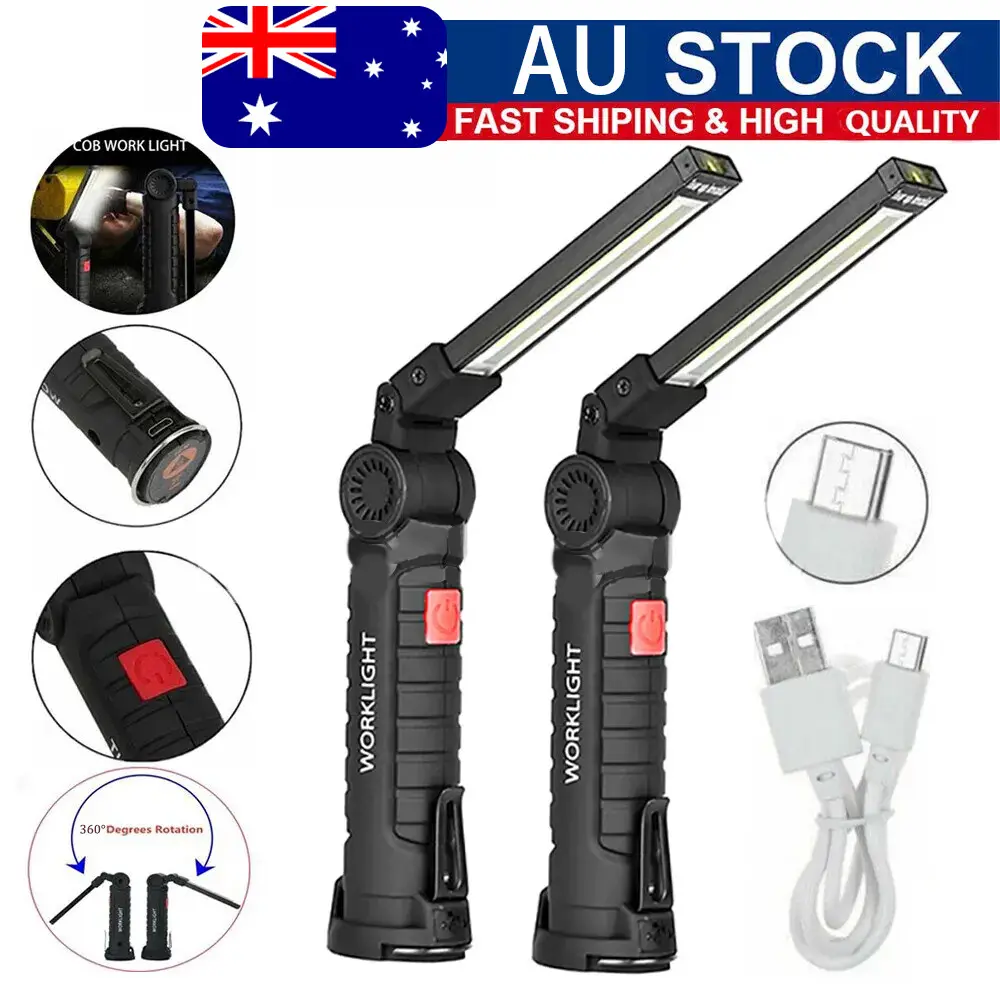 USB Rechargeable COB LED Work Light Inspection