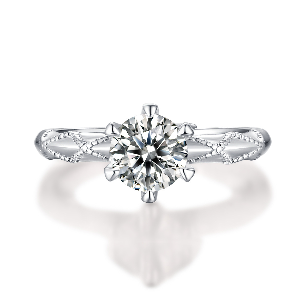 Moissanite's Promise Of Love Ring For Women