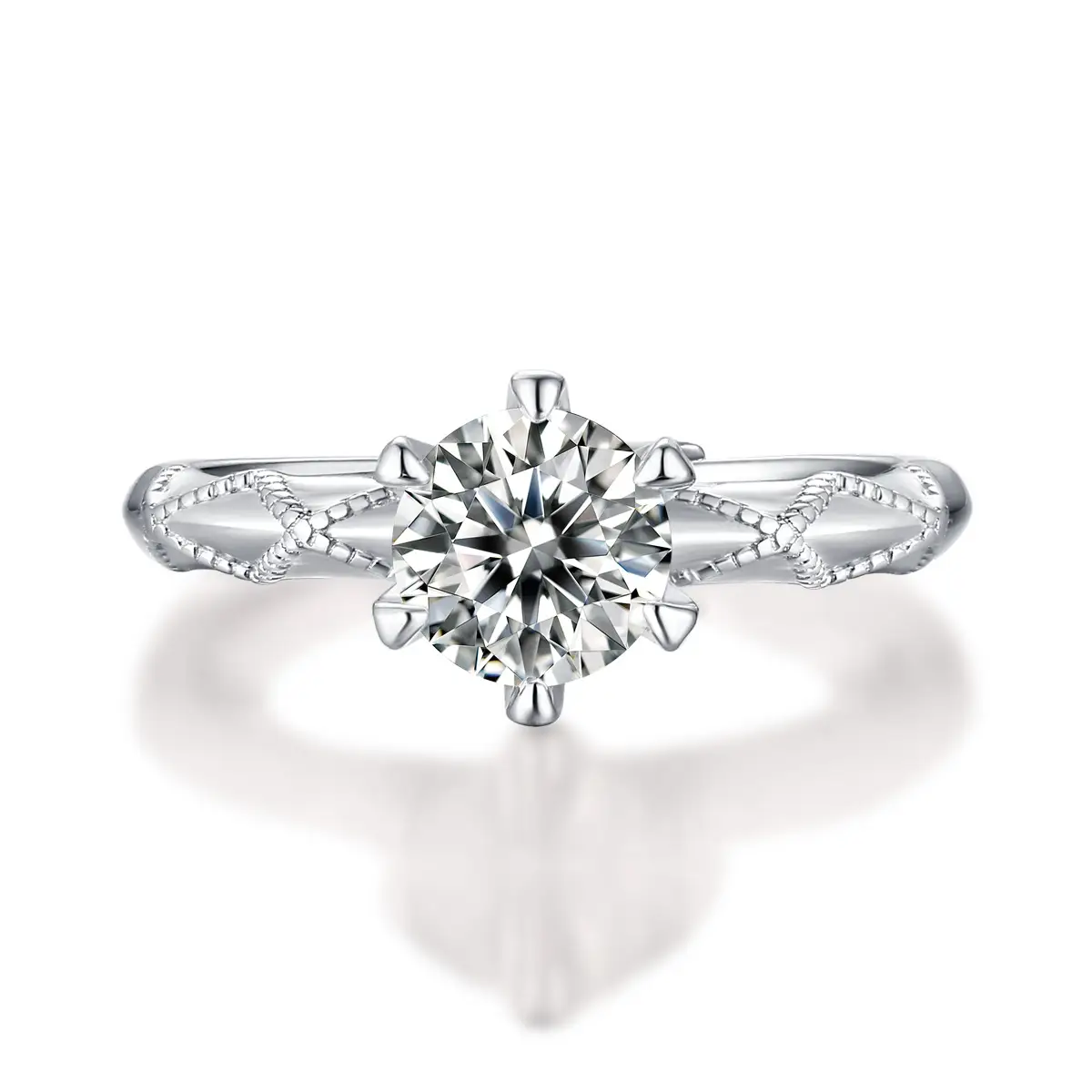 Moissanite's Promise Of Love Ring For Women
