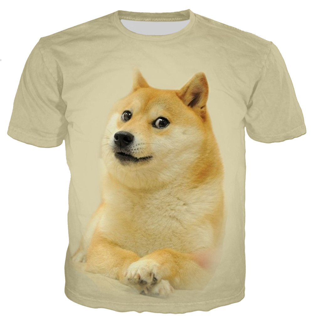 Title 2, T-shirt met korte mouwen en 3D-print voor honden