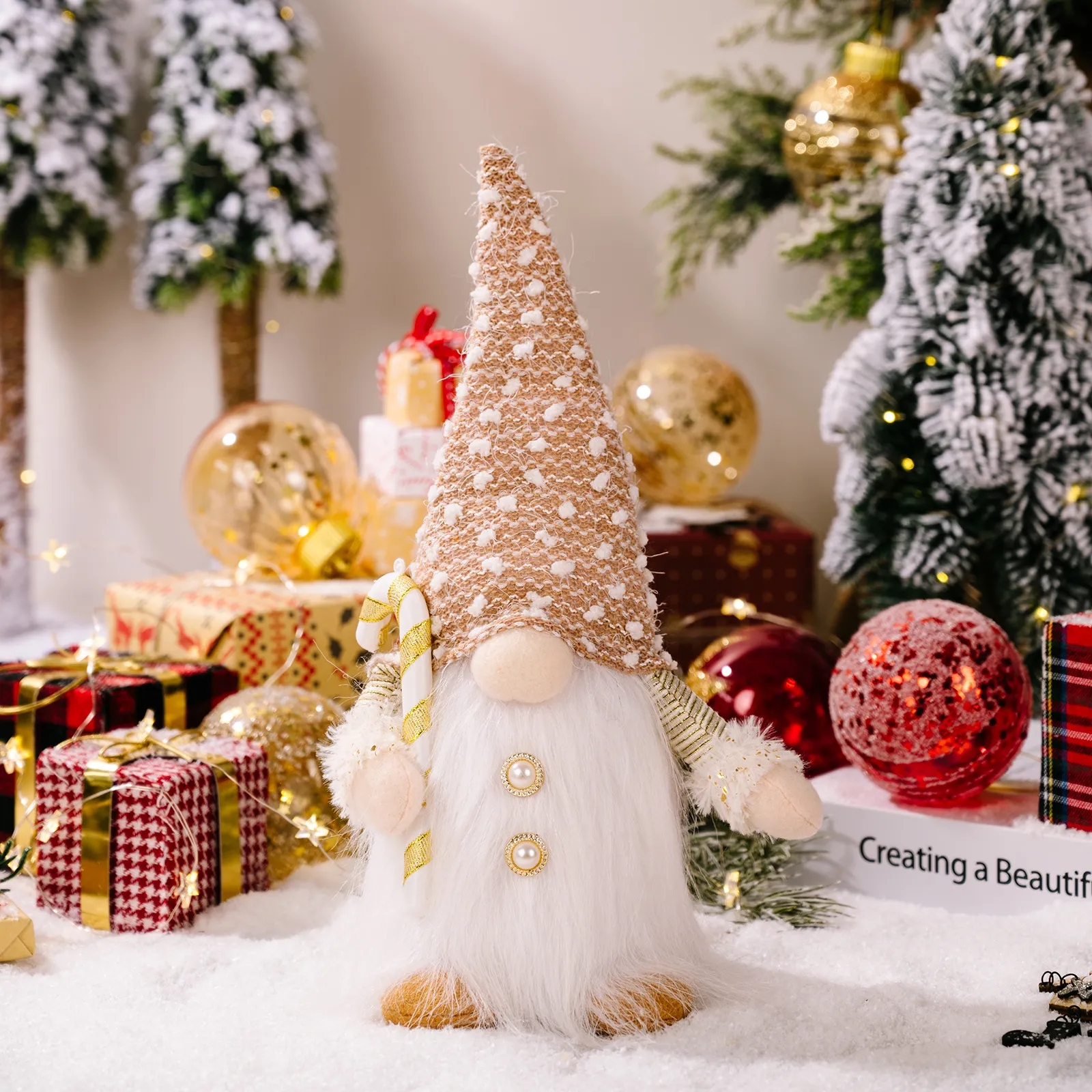 Christmas Fabric Decorative Faceless Doll Ornament Christmas Decorations – image 8