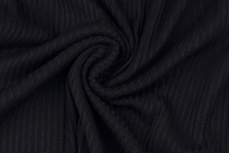 Fashion Button Solid Color High Neck Bottoming Shirt Top