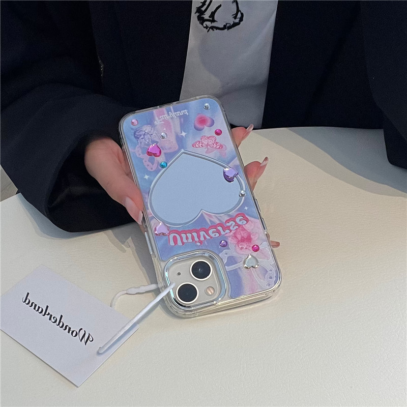 INS Cartoon Purple Bear Phone Case - Image 4